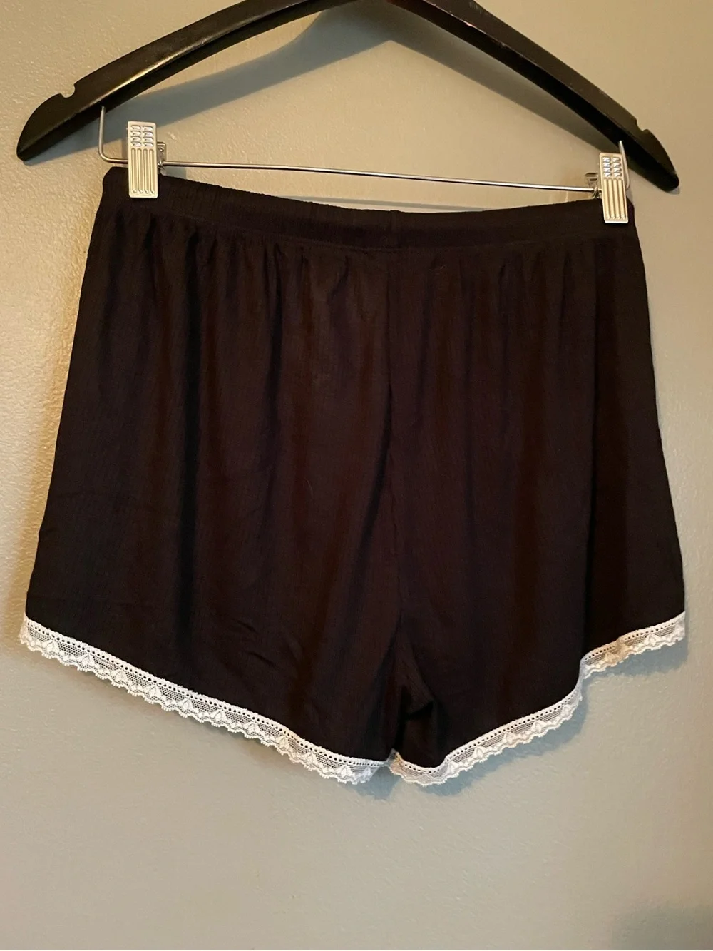 NWT Honeydew Sz Small Black Revival Rib Knit Top Shortie Pajama Lounge Set R $54